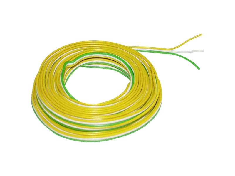 Econ Connect Kl3x014gewsgn50 Tråd 3 X 0.14 Mm² Gul, Hvid, Grøn 50 M
