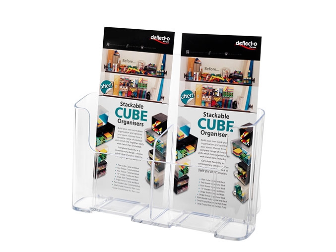 Deflecto 74501, 236 mm, 95 mm, 198 mm, 505 mm, 260 mm, 210 mm | Möbler - Tillbehör - Broschyrhållare | GameStuff