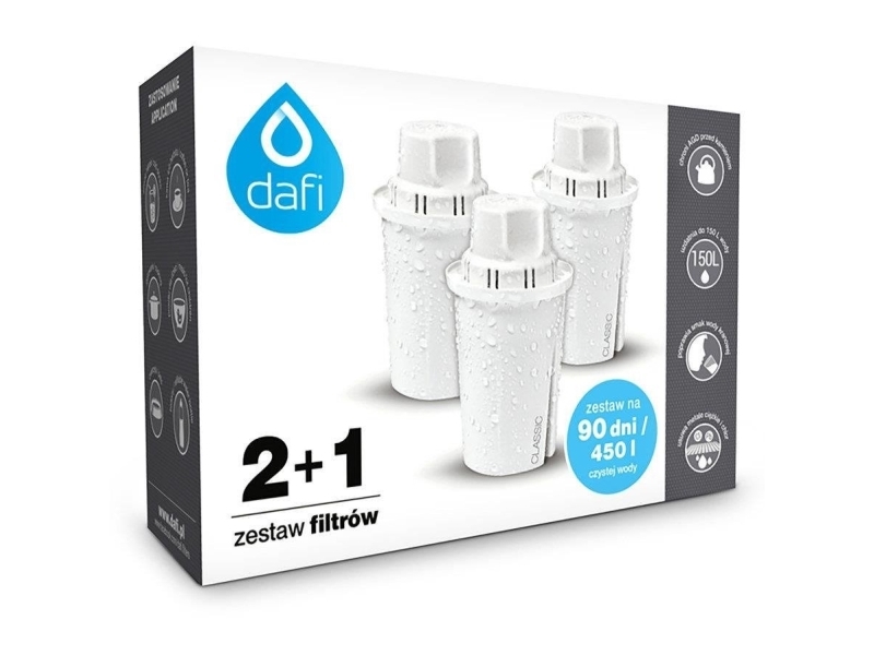 Dafi Classic 2+1 suodatinpatruuna (laatikko)