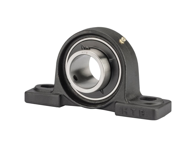 Htb Ucp 202 Lagergehäuse Grau Gusseisen Bohrungs-Ø 15 Mm Lochabstand 96 Mm
