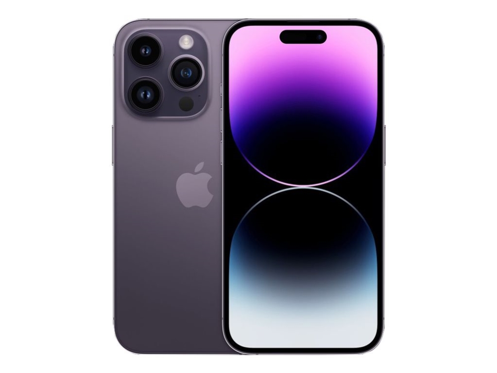 Apple Iphone 14 Pro - 5G Smartphone - Dual-Sim / Internal Memory 128 Gb - Oled-Skärm - 6.1" - 2556 X 1179 Pixlar (120 Hz) - 3 St. Bakre Kameror 48 Mp, 12 Mp, 12 Mp - Front Camera 12 Mp - Mörklila