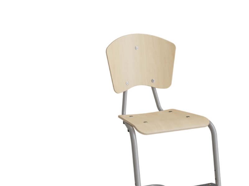 Stol Fyran, birkelaminat, sorte ben