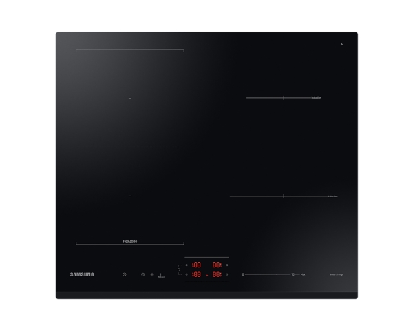 Samsung NZ64B5046GK, Musta, Kiinteä, 59 cm, Keittoalueinduktioliesi, Lasi, 4 alue(tta)
