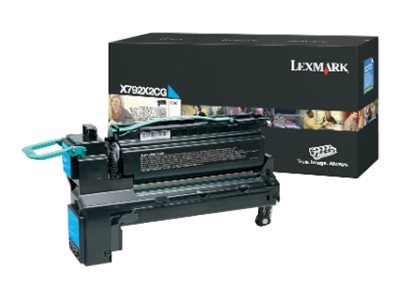 Bilde av X792 - Extra High Yield - cyan - Laser toner Blå