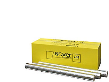 Alu-rørskål 35x20mm. 1.2mtr. - Isover TapeLock Alu2. max. 500°C | VVS Artiklar - Verktyg för VVS - Isolering | GameStuff
