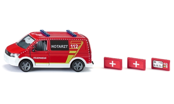 Siku VW T6 Emergency Car, Modellambulans, Förmonterad, 1:50, Volkswagen T6, Alla, Metall, Plast | Leksaker - Bilar och andra fordon - Akutbilar | GameStuff