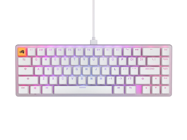 Glorious PC Gaming Race GMMK 2, 65%, Kabel, USB, Mekaniska tangentbrytare, RGB LED, Vit | Spel - Gamingdatorer - Gamingdatorer tillbehör | GameStuff