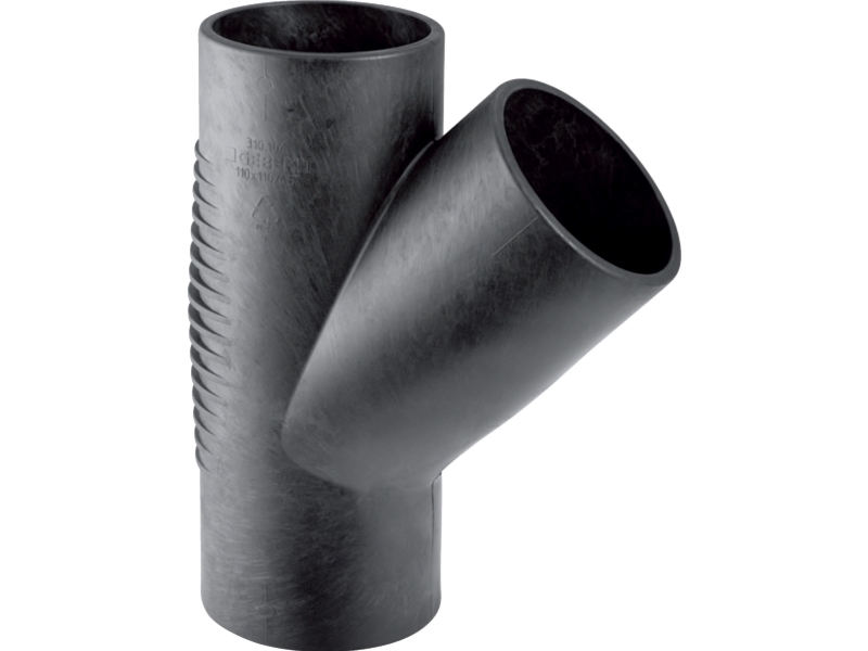 75 x 75 mm x 45° Grenrør Silent db20 Geberit | VVS Artiklar - Dränering - Bulleravbrott avlopp | GameStuff