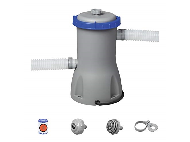 Bestway 58386-3, Patronfilterpumpe, Grå, Pool over jorden, Rund, Patronfilter, Kina