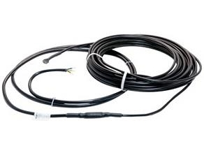 Deviflex-lämmityskaapeli 10 m 30 W/m, jossa on betoniin upotettava suojus Jään ja lumen sulattamiseen kouruissa, ajoteillä jne