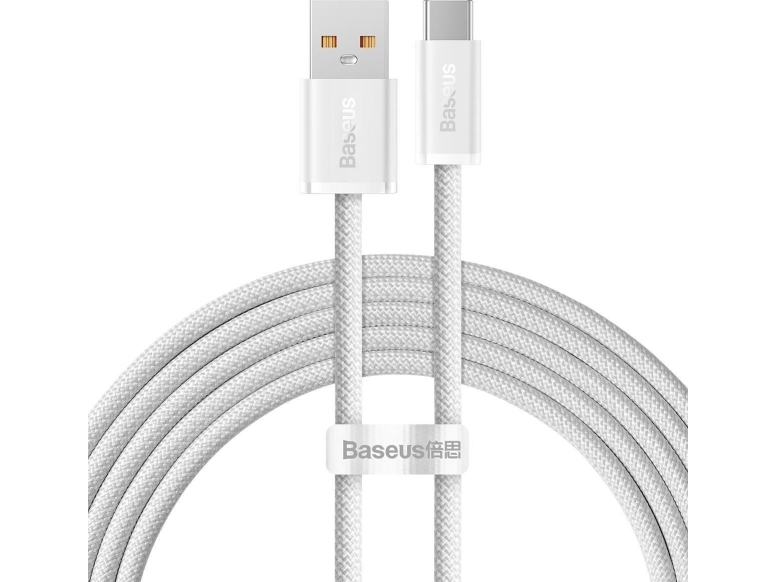 Baseus Dynamic Series Usb Til Usb Type C-Kabel 100W 2M Hvid (Cald000702)