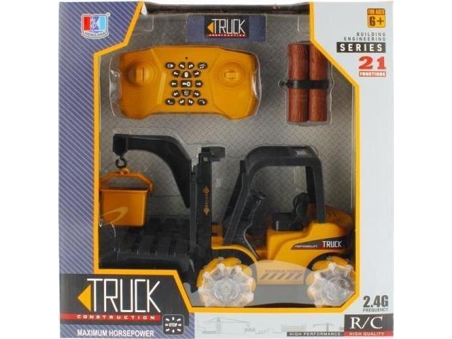 Radiostyret gaffeltruck + tilbehør USB-oplader FF 482995 MC