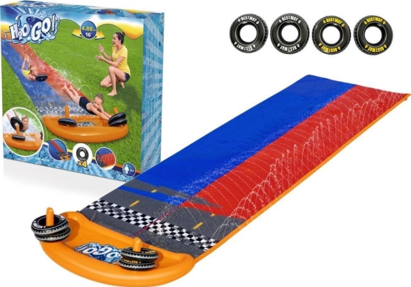 Bestway 52391, Vattenrutschkana för trädgården, 4880 mm, 1,64 kg | Trädgården - Pools & Vatten spel - Vattenleksaker | GameStuff