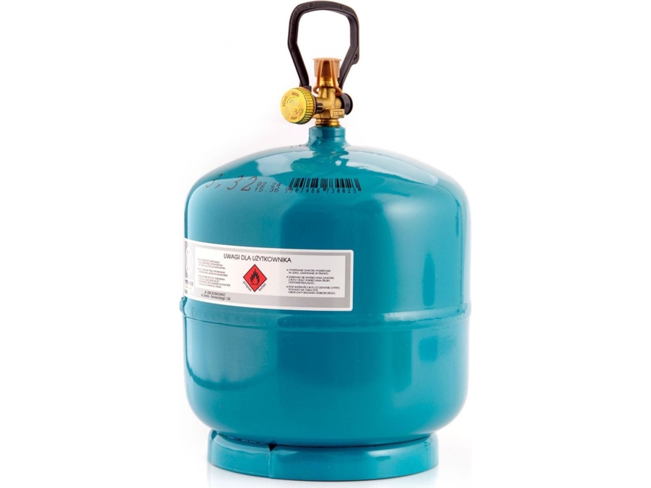 Victoria Sport Tourist Gasflaska 3 kg Påfyllningsbar | Utomhus - Camping - Övrig utrustning | GameStuff