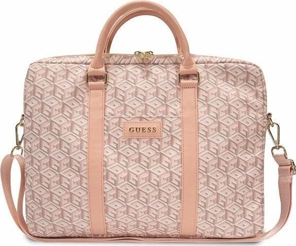 Tasche Guess Notebook-Tasche 16 Zoll Gcube Stripes Gucb15hgcfsep Rosa