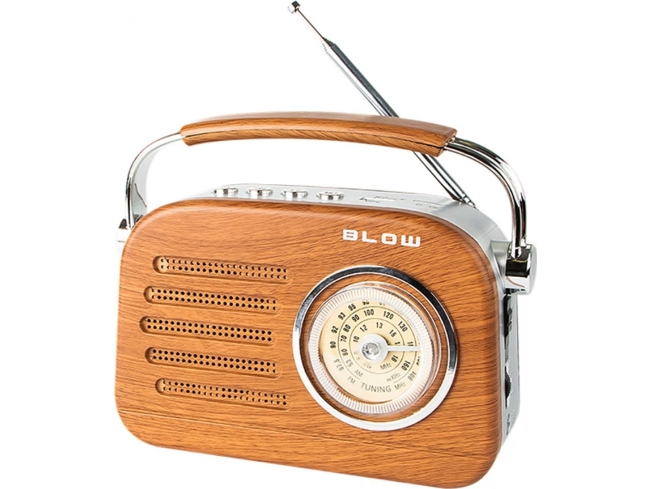 Blow 77-532#, Bærbar, Analog, Am, Fm, 87,5 - 108 Mhz, 530 - 1600 Khz, Træ