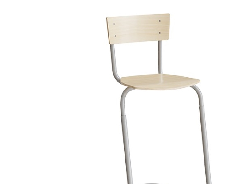 Stol Strong 273 justerbar, Birk laminat, Alugråt stel | Möbler - Stolar & Stolmattor - Matsalstolar | GameStuff