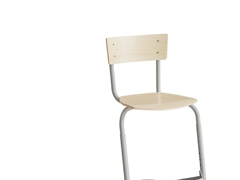 Stol Strong 275 justerbar, Birk laminat, Alugråt stel | Möbler - Stolar & Stolmattor - Matsalstolar | GameStuff