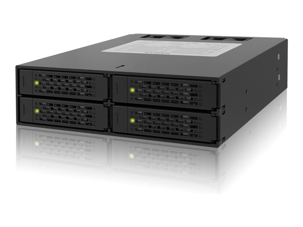 Cremax Icy Dock Tougharmor Mb994sp-4Sb-1 - Hus Til Lagringsenhed - Sata 6Gb/S - Sata 6Gb/S - Mat Sort