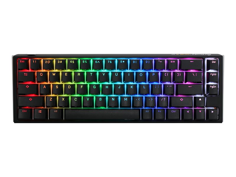 Ducky One 3 Classic Black/White SF Gaming Tastatur, RGB LED - MX-Brown (US)