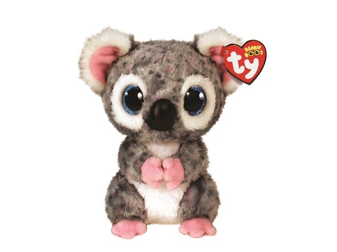Meteor TY Beanie Boos - Grå Koala Karli 15 cm