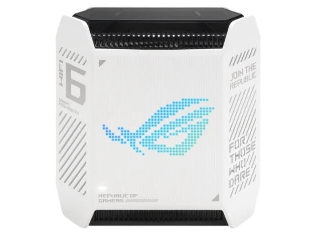 Asus Rog Rapture Gt6 Vit Intern Mesh Router Energiljus 538 8 M² Tri Band 2 4 Ghz / 5 Ghz / 5 Ghz