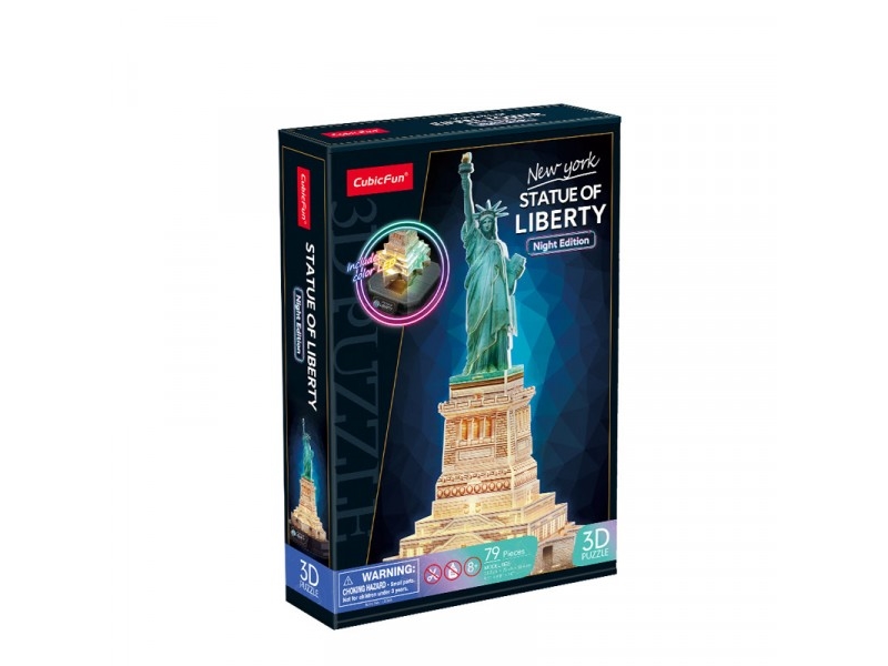 Cubicfun 3D Puzzle Led Freiheitsstatue (Nachtversion)