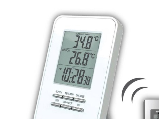 Solight Te44, Weiß, Innen-Thermometer, Außen-Thermometer, Thermometer, Thermometer, -9 - 50 °C, -50 - 70 °C