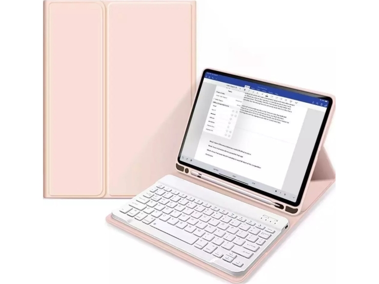 Tech-Protect Sc Pen + Keyboard Case Mit Tastatur Für Ipad 10.9" 2022 - Pink