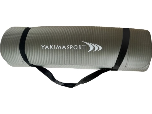 Yakimasport Nbr Pro Træningsmåtte 180 Cm X 60 Cm X 1 Cm Sort