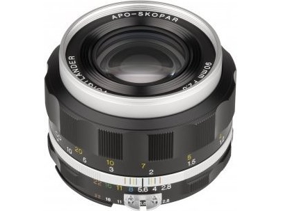 -Objektiv  Apo Skopar Sl Iis 90 Mm F/2.8 For Nikon F - Sølv