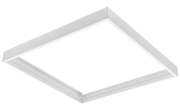 Opple Lighting Ledpanelrc2 Sq625-Surface-Kit-Wh, Ramme, Hvid, Aluminium, 1,39 Kg, 637 Mm, 637 Mm