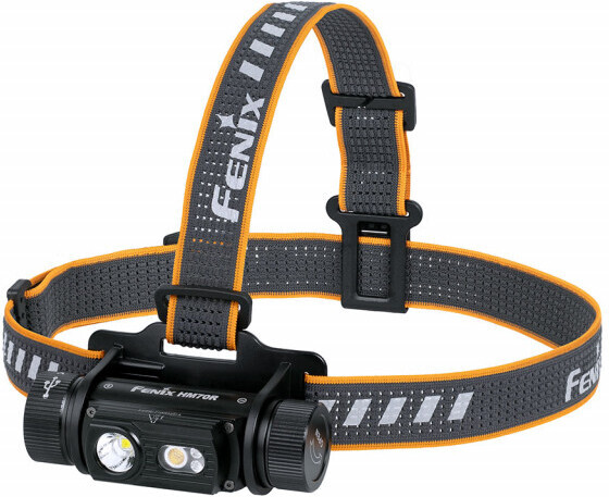 Fenix Hm70r, Stirnband-Taschenlampe, Schwarz, Ip68, Led, 5 Lm, 1600 Lm