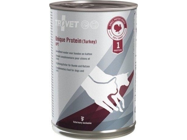 Trovet Trovet Upt Unique Protein 400 G Med Kalkun, Til Hunde Og Katte