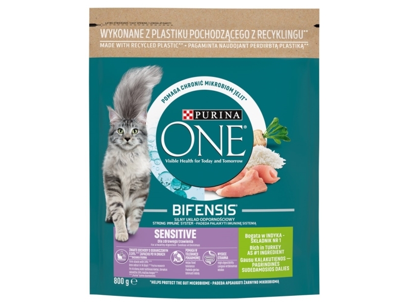 Purina One Bifensis Adult Sensitive - Trockenfutter Für Kätzchen - 800G