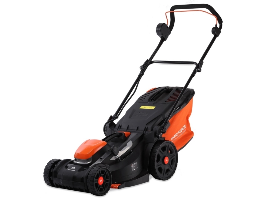 Yard Force Lm C34a-Eu, Skubbe Plæneklipper, 300 M², 34 Cm, 2,5 Cm, 7,5 Cm, Sort, Orange