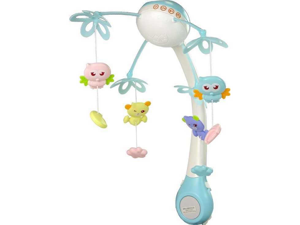 Lean Toys Vaikiška karuselė su projektoriumi ir melodijomis