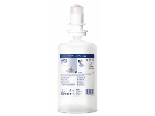 Skumsæbe Tork S4 Extra Mild Premium Uden Parfume 1000 Ml - (6 Stk.)