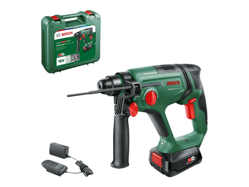 Bosch AKKUBOREHAMMER UNIVERSAL 18V 2,5AH | Elverktyg - DIY - Akku Verktyg - Borrhammare | GameStuff