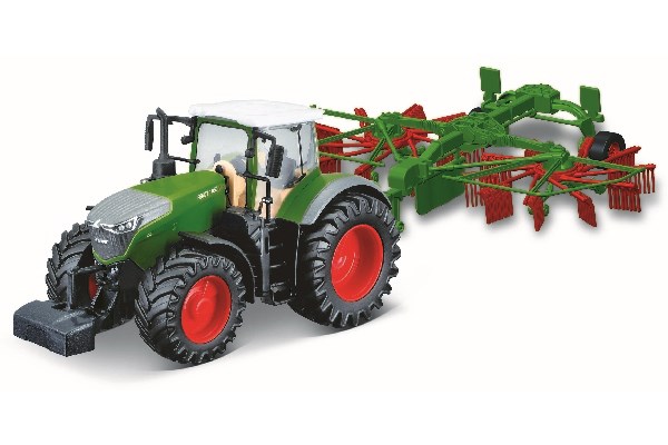 Revell traktor med vippe-/riveudstyr Fendt 1050 Vario 10 cm grøn