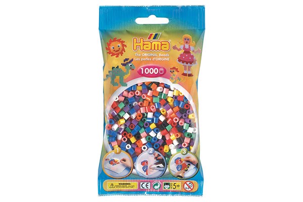 Hama midi pärlor 1000pcs mix | Leksaker - Kreativitet - Pärlor | GameStuff