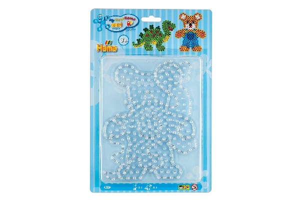 Hama Maxi Perleplader - Bamse Og Dinosaur - Transparent - 8101