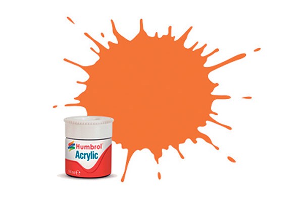 Acrylic maling orange 14ml - Klar replacement | Cement & Murbruk | GameStuff