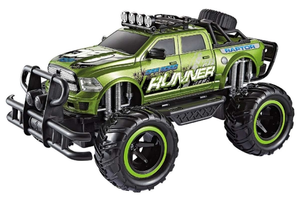 Raptor Runner R/C 1:12, 2,4GHz 7,4V Li-Ion, grön