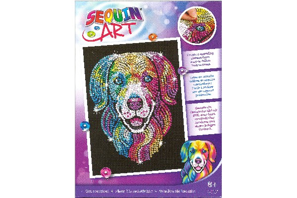 Sequin Art Harlequin Hound 25x34 cm