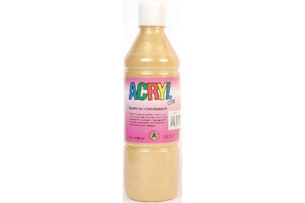Acryl Metallic 500Ml Guld