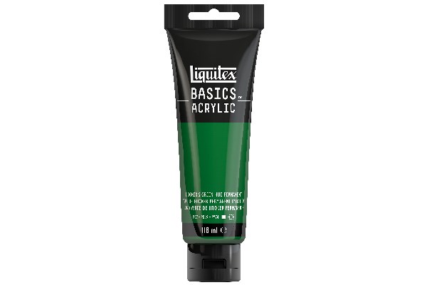Liquitex - Basics Acrylic - Akrylmaling - Grøn Permanent 118 Ml