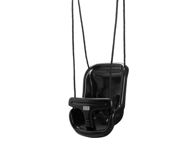 Krea Swing W/High Back In Plastic Black
