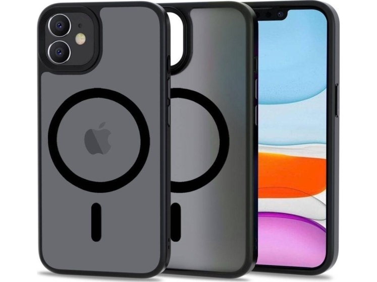 Tech-Protect Magmat Magsafe Cover Til Iphone 11 - Mat Sort