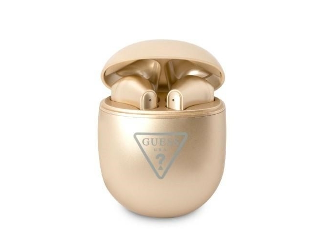 Guess Bluetooth-Kopfhörer Gutwst82trd Tws + Dockingstation Gold/Gold Triangle Logo
